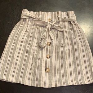 Black and white skirt